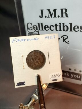 Circulated BN 1927 Great Britain Farthing KM# 825